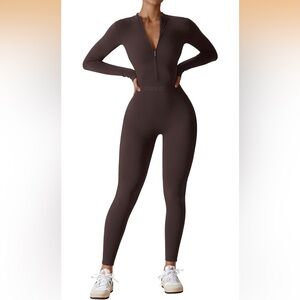 Women's Brown Jumpsuit